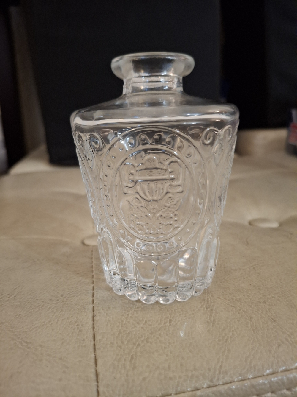 Mini Clear Decorative Glass Vase/ Bitters Jar Home Accents